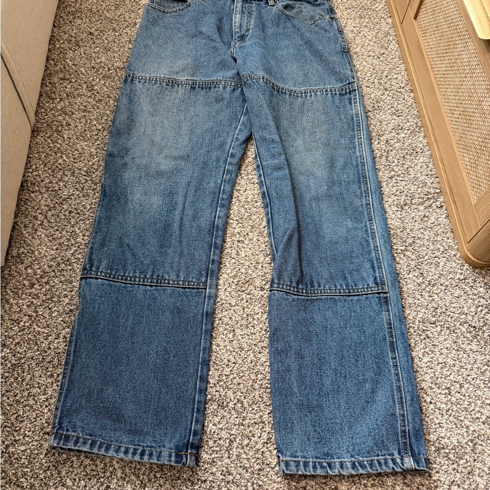 Men’s Guide Gear brand carpenter-style denim jeans size 32x32 100% cotton
